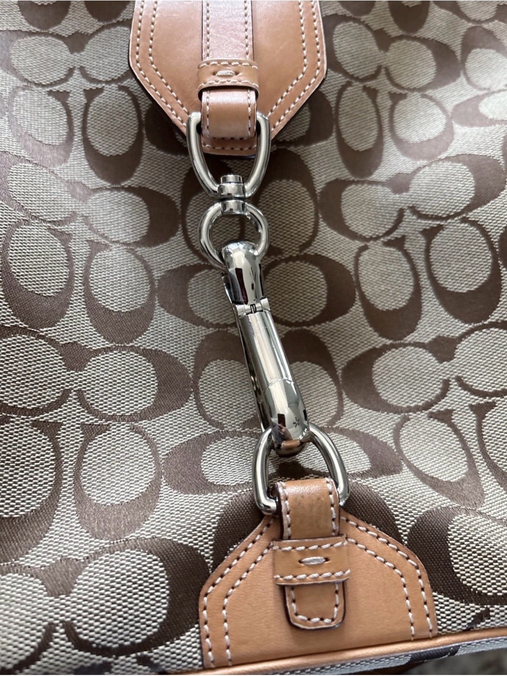 Coach Signature Hobo Purse E05K-8K03 Vintage Shoulder Tote - Picture 6 of 15